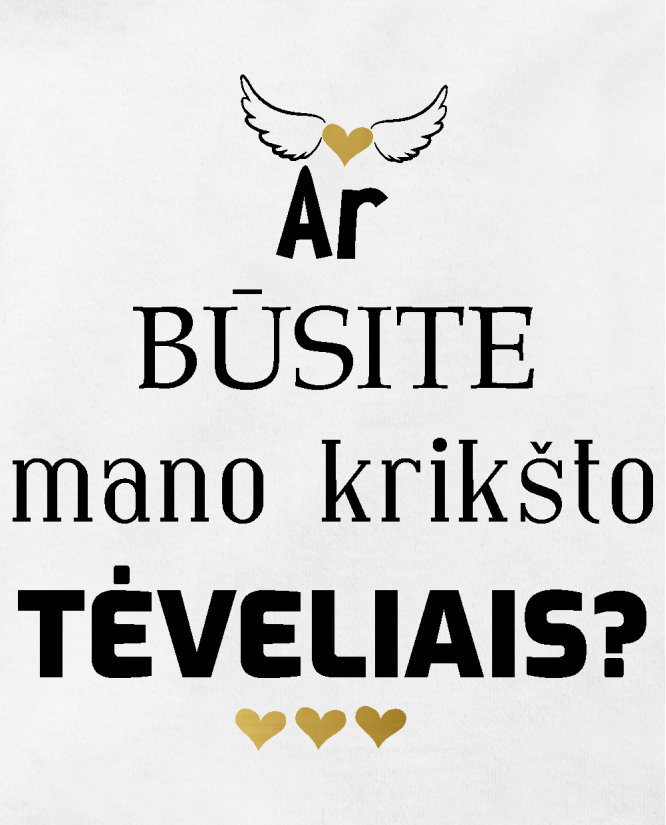 ar būsite krikšto tėveliais